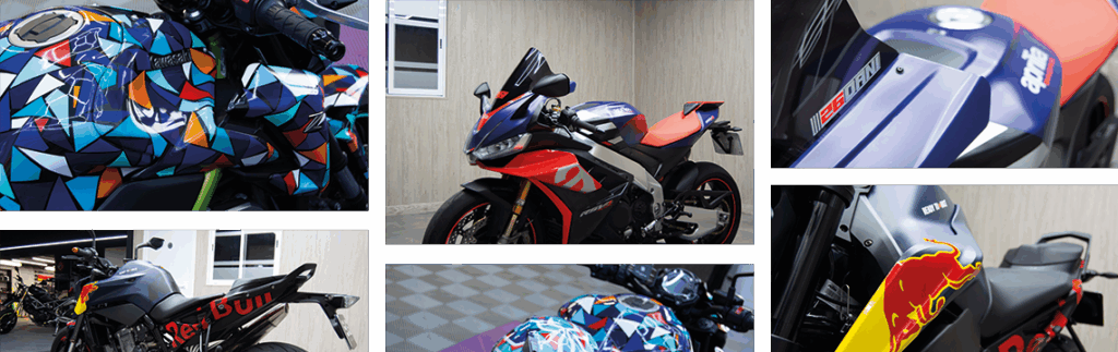 Personalización de motos con vinilo en Granada